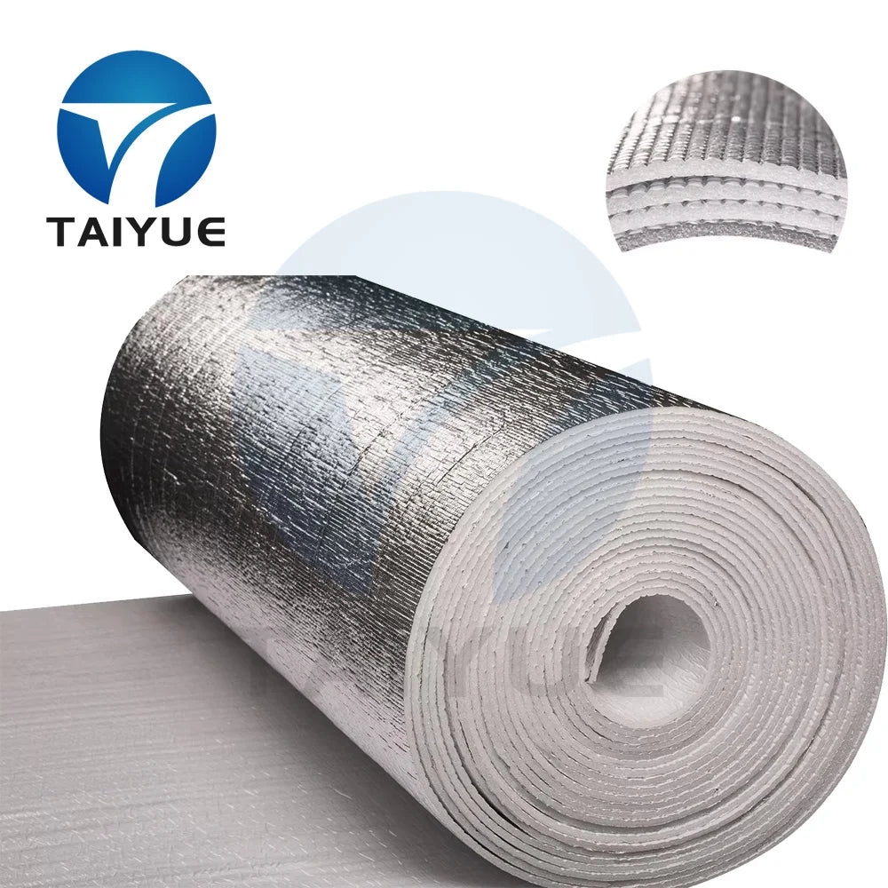 Modern Design Reflective Roof Insulation Sheet 2mm-3mm Thickness 5m Length PE Foam Material for Warehouses Heat Insulation