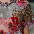 High-end Runway Floral Lace Sequins Embroidery Haute Couture Lace Fabric