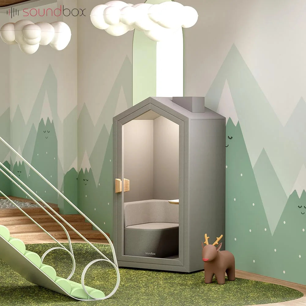 Meditation Space Pod Library Private Quiet Space Reading Booth Noise Reduction Sound Proof Booths