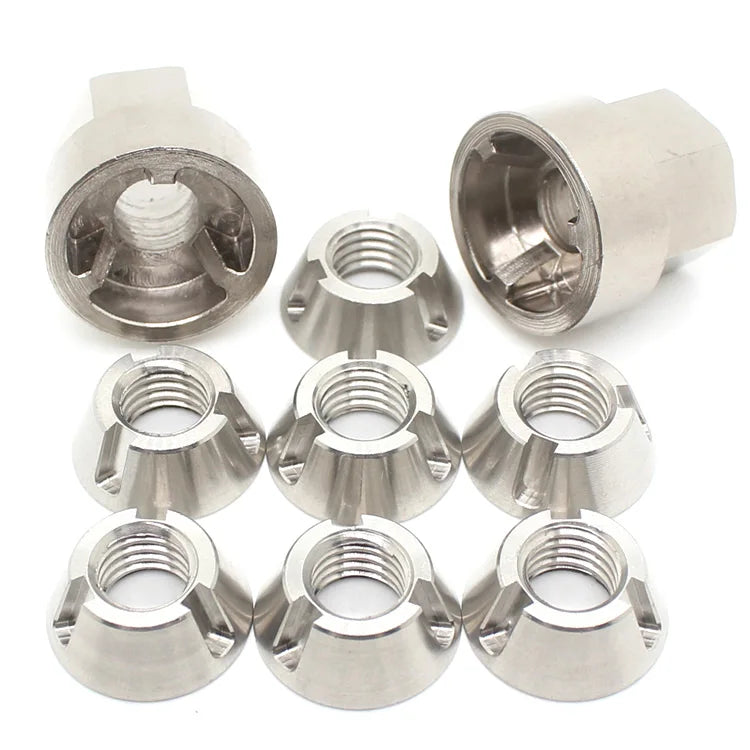 Premium Stainless Steel Conical Trident Drive Tamper-proof Nut Safety Nut