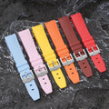 Sports Diving Waterproof Rubber Watch Strap 20mm Curved End Soft Silicone Wristbands Diving Watch Bands for Moon RLX Watch