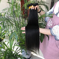 Silky Straight Natural Wholesale Mink Brazilian Raw Indian Vietnamese Virgin Remy 100% Human Hair Vendor Extension Bundle