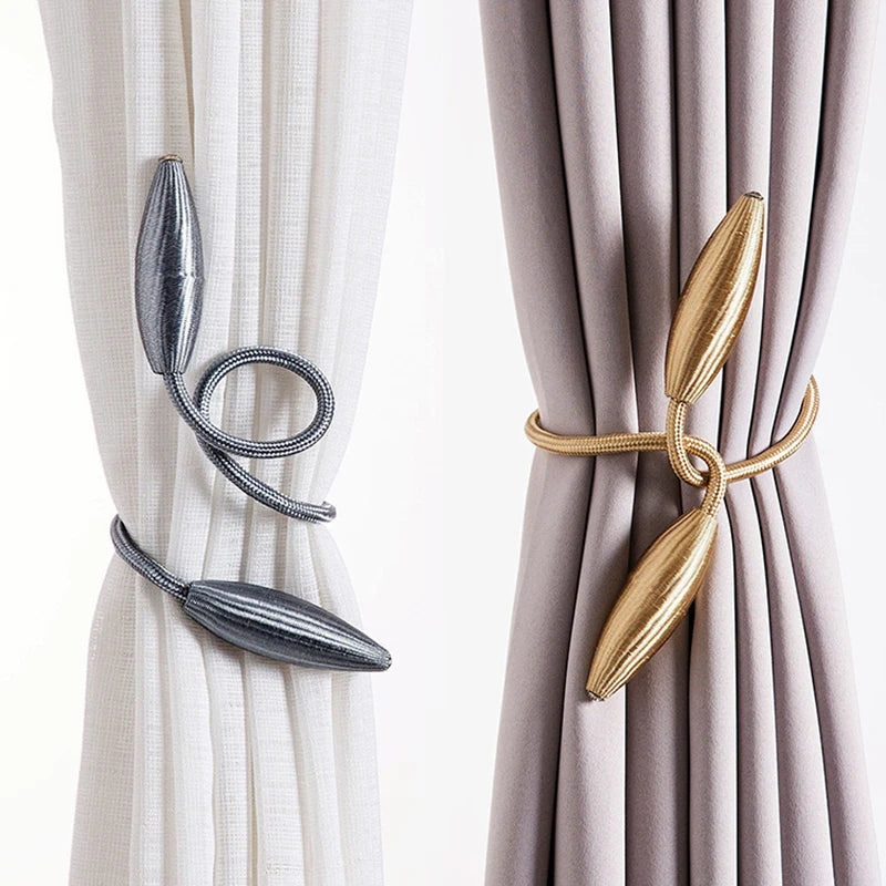 DaiRui Decorative Hooks Holder Simple Balls Curtain Magnetic Tiebacks Luxury Curtain Tieback MegaBDM