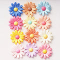 Resin Flower Daisy Charms Embellishment Hair Costume Accessories for Fall Glasses Shoe Phone Case Scrapbooking Decoration