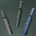Automatic Folding Umbrella With Led Light Windproof Large Rain Umbrellas Portable Outdoor Parasol for Men Women