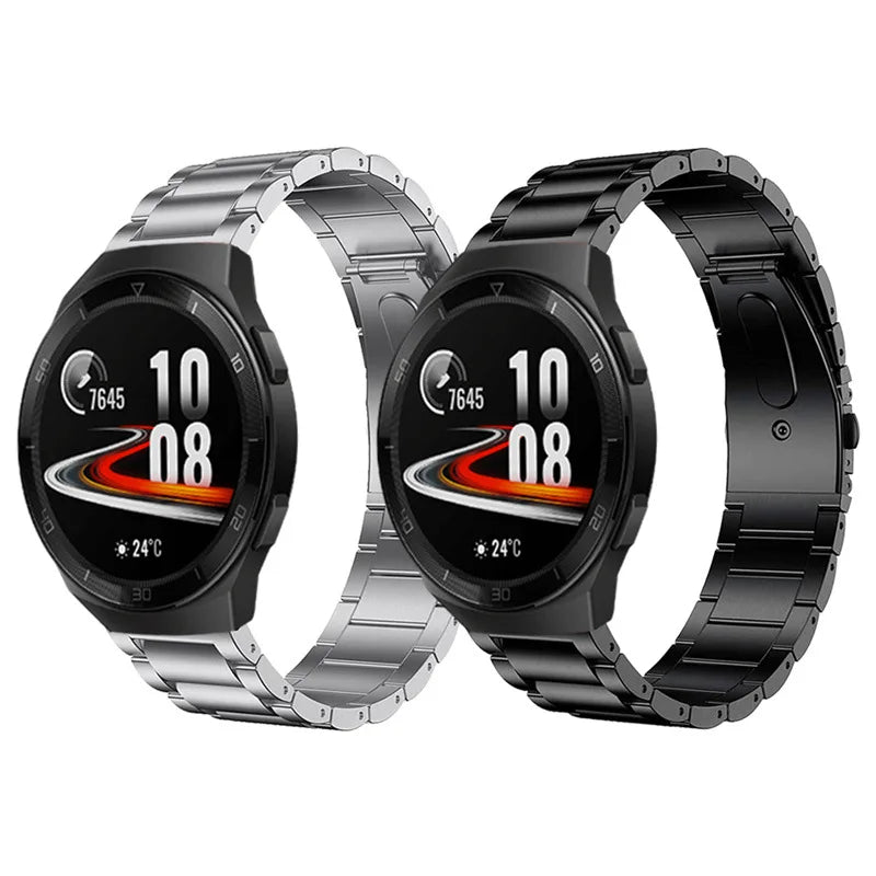 CAOWTAN Metal Strap Titanium for Samsung Watch 5 Luxury Business Bracelet Wristband for Huawei Watch 20mm 22mm Watch Strap