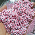 1KG DIY Craft Slime Sprinkles Valentine Polymer Clay Slices Pink Smile Heart Mix Polymer Clay Sprinkles