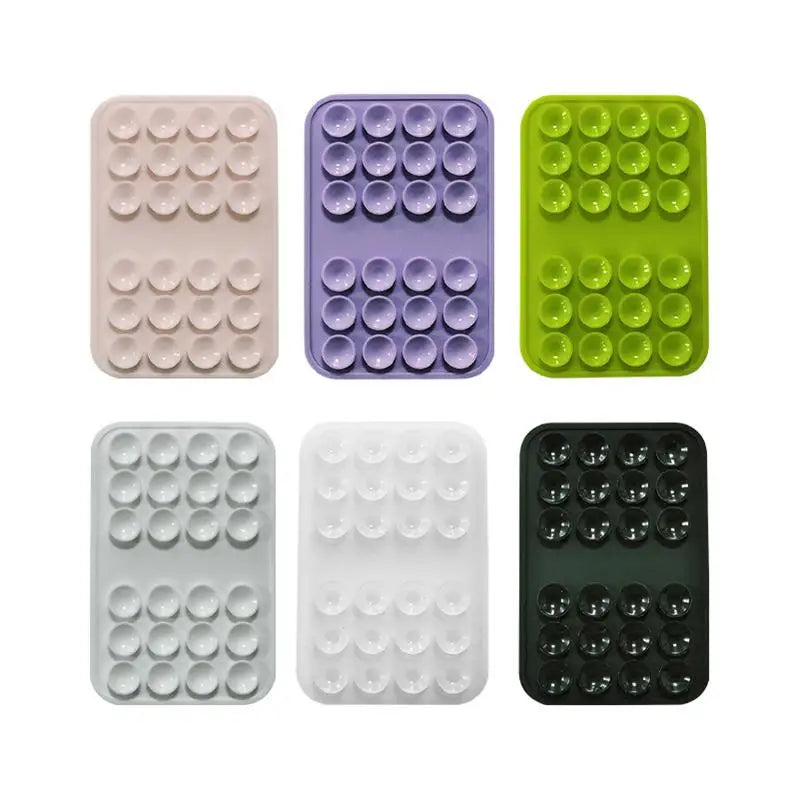 Hot Sale Multi Purpose 24 Piece Double-sided Silicone Phone Suction Cup Phone Holder Customized Logo