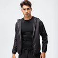 Windproof Breathable Trench Coat Sports Quickly Dry Long Sleeve Waterproof Coat Gym Cycling Men's Coats