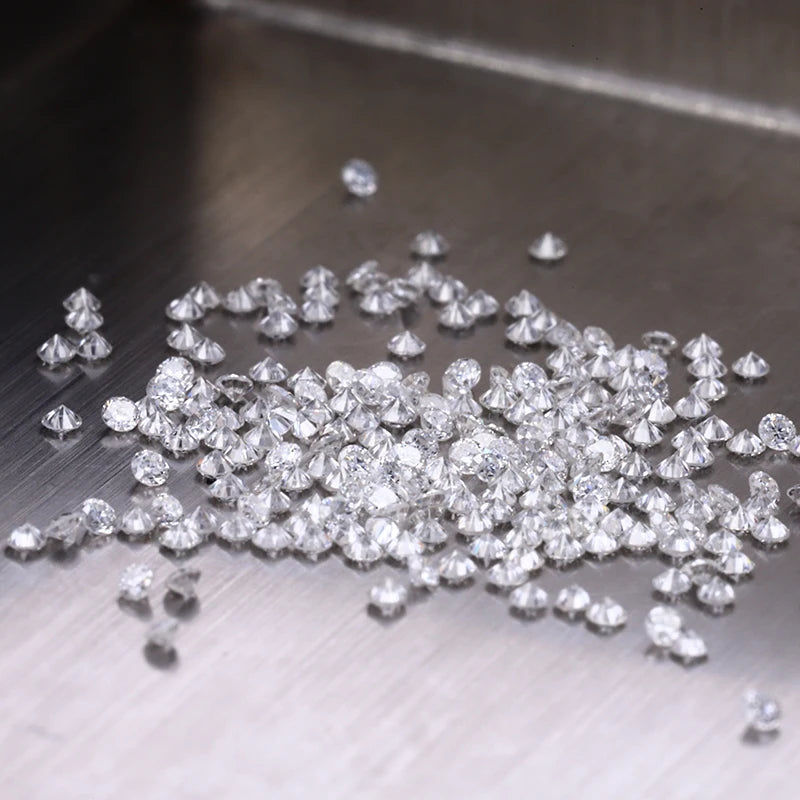 1.8mm-3mm Lab Grown Diamant Vacuum Packaging DEF VVS VS Round Brilliant Cut Loose Diamante White Free Fire Diamond