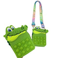 New Fresh and New Cartoon Dinosaur Silicone Change Purse