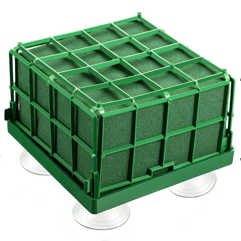 D170 Wedding Car Decorations Square Floral Foam Cage Flower Holder for Fresh Flower Arrangement
