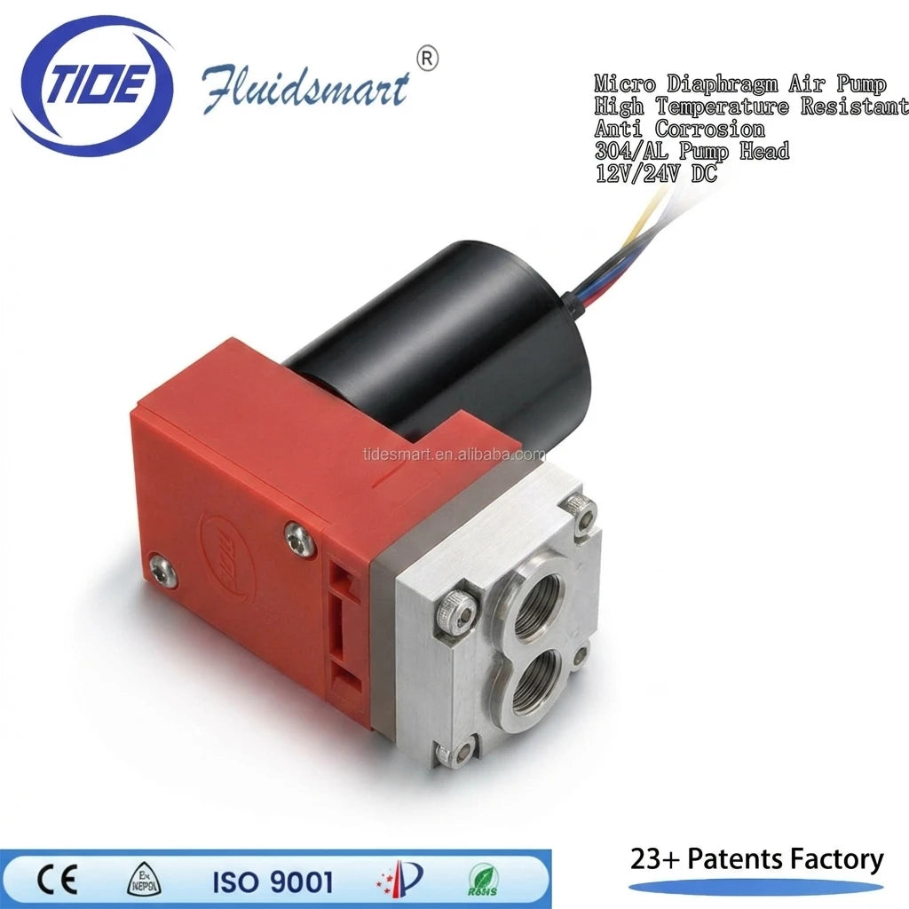 Fluidsmart AD5KVVSDB12 Corrosion Resistant FKM Diaphragm Pump DC Brushless Motor Stainless Steel 304/316 4L/min Flow Rate 1-Year MegaBDM