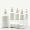 Glass Dropper Bottle 10ml 15ml 30ml 50ml 100ml White Essential Oil Glass Bottles With Dropper
