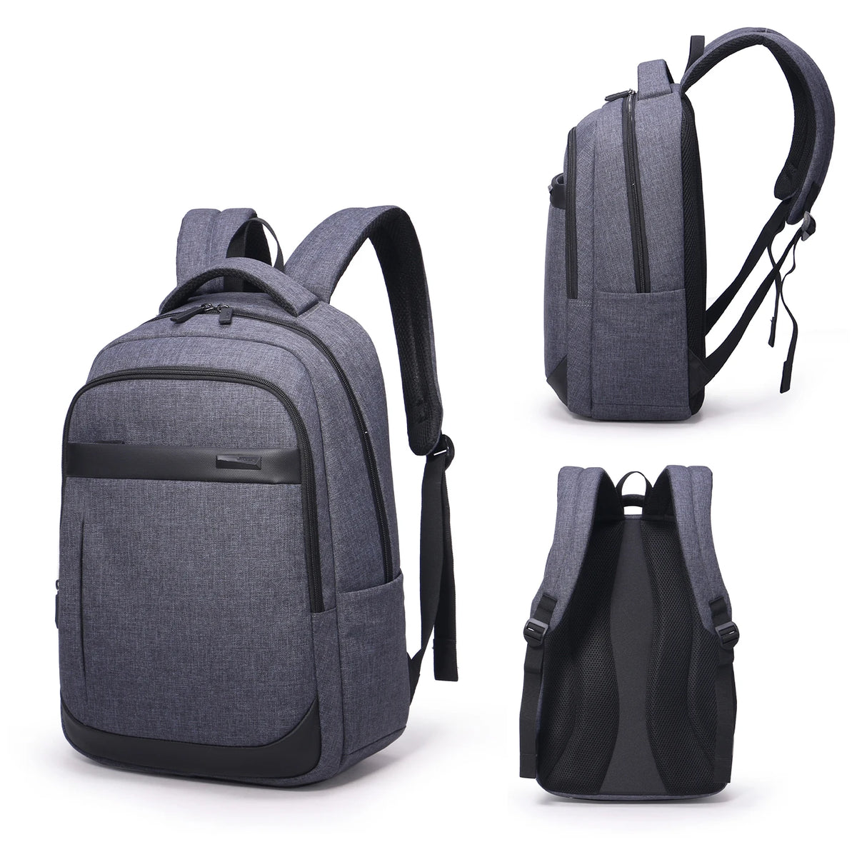 Aoking Foldable Hot Selling Custom Large Capacity Waterproof School Travel Backpack with USB Business Laptop Bags With Logo MegaBDM