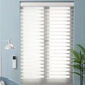 Customized Day and Night Window Shangri-la Blinds Sheer Shade Motorized Triple Roller Shades Blinds Shangrila Blinds