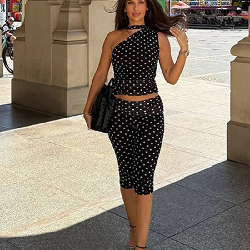 Latest Design Plain Hot Shorts and Sleeveless Crop Top Sweatsuit Set Women Summer Biker Short Set Two Piece Set Women Clothing