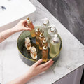 Spice Rack Organizer and Storage for Kitchen Pantry Cabinet Lazy Susan Turntable 360 Degree Rotating  Non-Slip Top 11 Inch