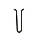Matt Black Stainless Steel Bent Head U-shape Clip Carp Fishing Connector Snap Bulk Carp Fishing Swivel