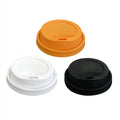Eco-friendly 80/90mm New Style High-quality Bubble Tea Coffee Cup Lid pp Plastic Cup Lid with Stopper Plug for Milk Tea