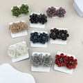 Holiday Style Flower Earrings French Retro Style Studs Seaside Over-the-top Wedding  Earrings