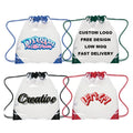 Customizable Transparent PVC Waterproof Drawstring Promotional Backpack Bags Silk-screen Printing for Sports Shoes
