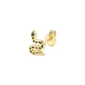 Factory New Design Colorful Snake Stud Earrings Anti-Allergy 925 Sterling Silver Gold Plated Cute Women's Engagement Party