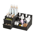 Eco-friendly Desktop Cosmetic Organizer Drawer Multifunction Plastic Divided Storage Box Cabinet
