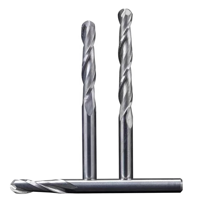 6/8mm 2-flute Spiral Ball Nose Woodworking Milling Cutter Engraving Machine Cutter
