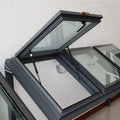 Modern Design Top Hung Aluminium Laminated Tempered Glass Skylights Latest Flat Roof Center Pivot Vertical Swing for Homes