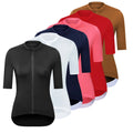 Women Cycling Jacket Short Sleeve Breathable Quick Dry Road Biker Sportswear Back Pocket Shirt Women Custom logo Top