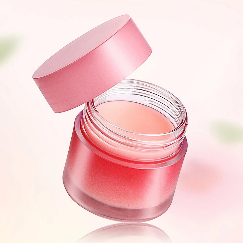 20g Moisturize Collagen Lip Sleeping Mask Wholesale Custom Logo Vegan Pink Hydrating Lip Night Mask