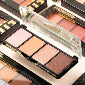 Pudaier Easy to Blend Shimmer Eyeshadow Palette Wholesale High Pigment Glitter Long Lasting Eyes Daily Makeup