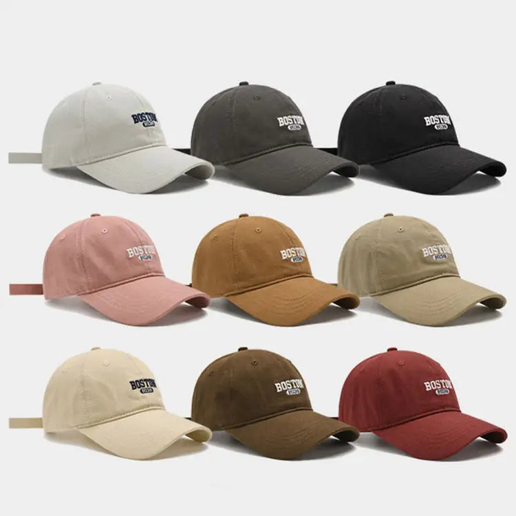 Unisex 6 Panel Soft Crown Baseball Cap Multi Tone Fruit Embroidery Low Profile Design Casual Street Sports Wear Common