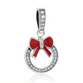 Factory Wholesale 925 Sterling Silver Bell Christmas Charm Fine Jewelry Pendants Charms for Christmas Bracelet Making