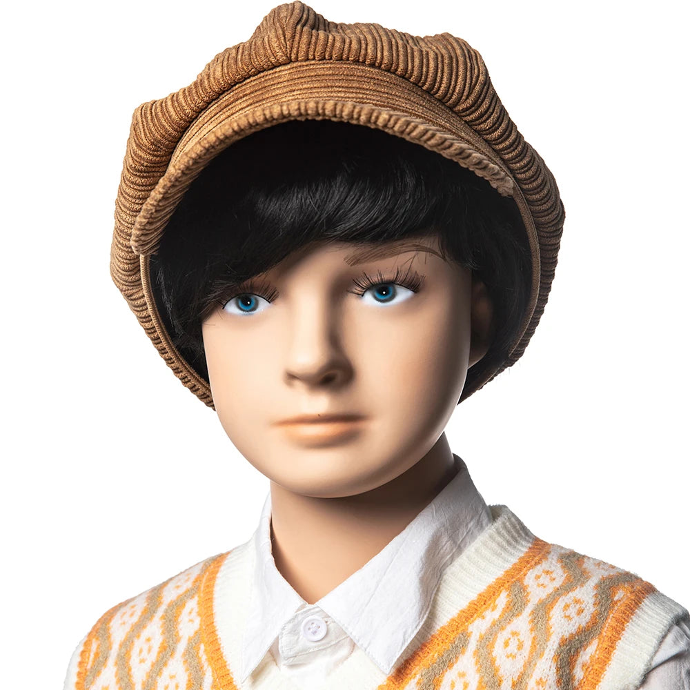 KM06 Wholesale Flexible Adjustable Fiberglass Mannequin Doll 6-Year-Old Kid for Adults Hair Usage Removable for Sale