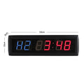 Professional Gym Fitness Stopwatch Interval Timer 1.8 Inch Programmable LED Digital Timing Countdown Clock for Yoga Exercise
