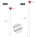 Professional Reflective Lane Marker Fiberglass Driveway Stake & Snow Pole for All-Weather Snow Plowing & Boundary Safety