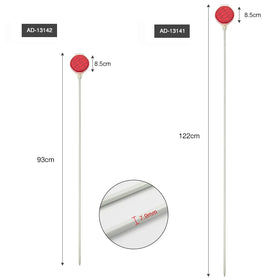 Professional Reflective Lane Marker Fiberglass Driveway Stake & Snow Pole for All-Weather Snow Plowing & Boundary Safety