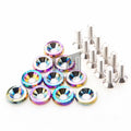 M6 JDM Style Fender Washers License Plate Bolts Washers and Bolt Fender Washer for Honda Civic Integra RSX EK EG DC