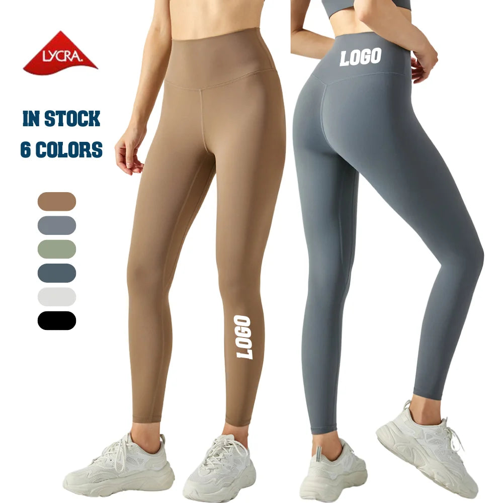High Rise Compression Yoga Gym Pants Buttery Soft Align 81% Nylon 19% Elastane Leggings Women