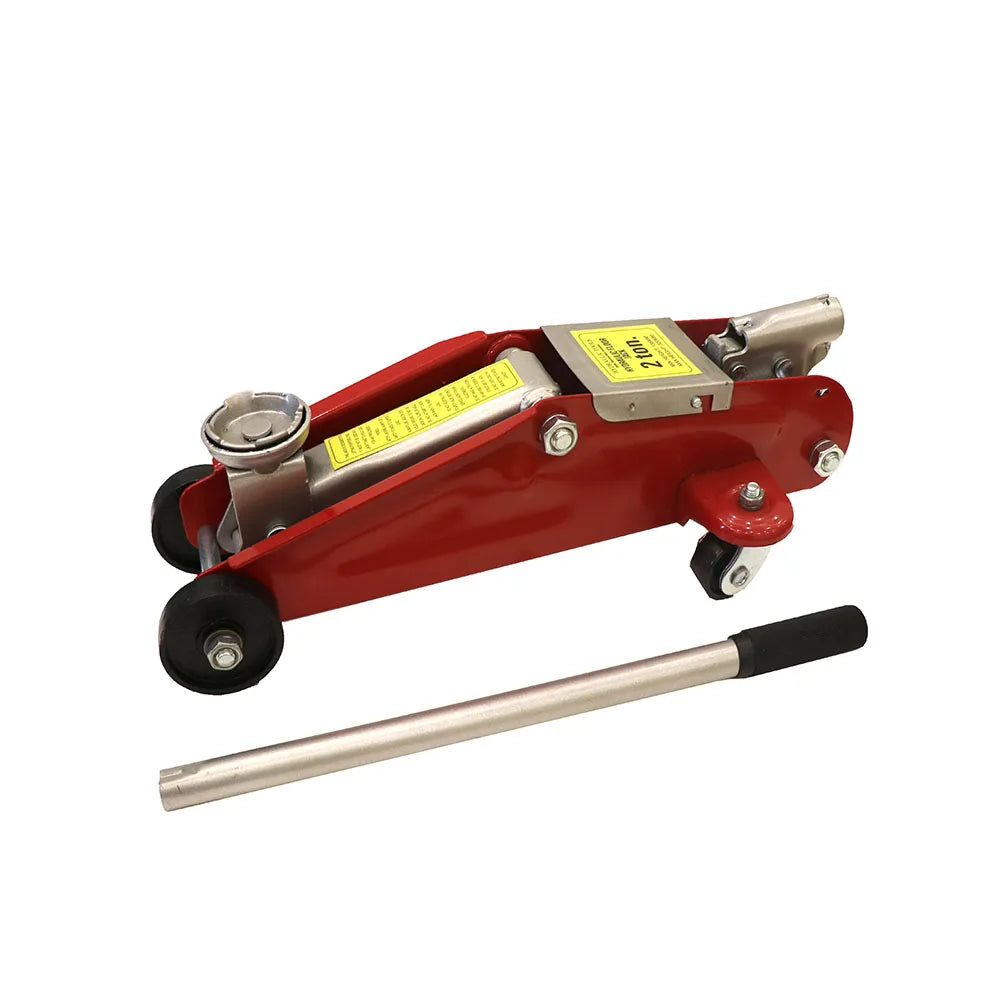 JRS 2 Ton Mini Portable Iron Trolley Industrial Larin Hydraulic Floor Jack Model QJD60A 6 Month Warranty
