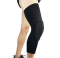 Honeycomb Pad Knee Pads Long Compression Leg Sleeves Braces for Basketball
