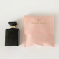 Custom Gold Logo Recyclable Flannel Envelope Perfume Bags Small Velvet Flap Watch Pouch for Gemstone Rings Necklaces Glasses