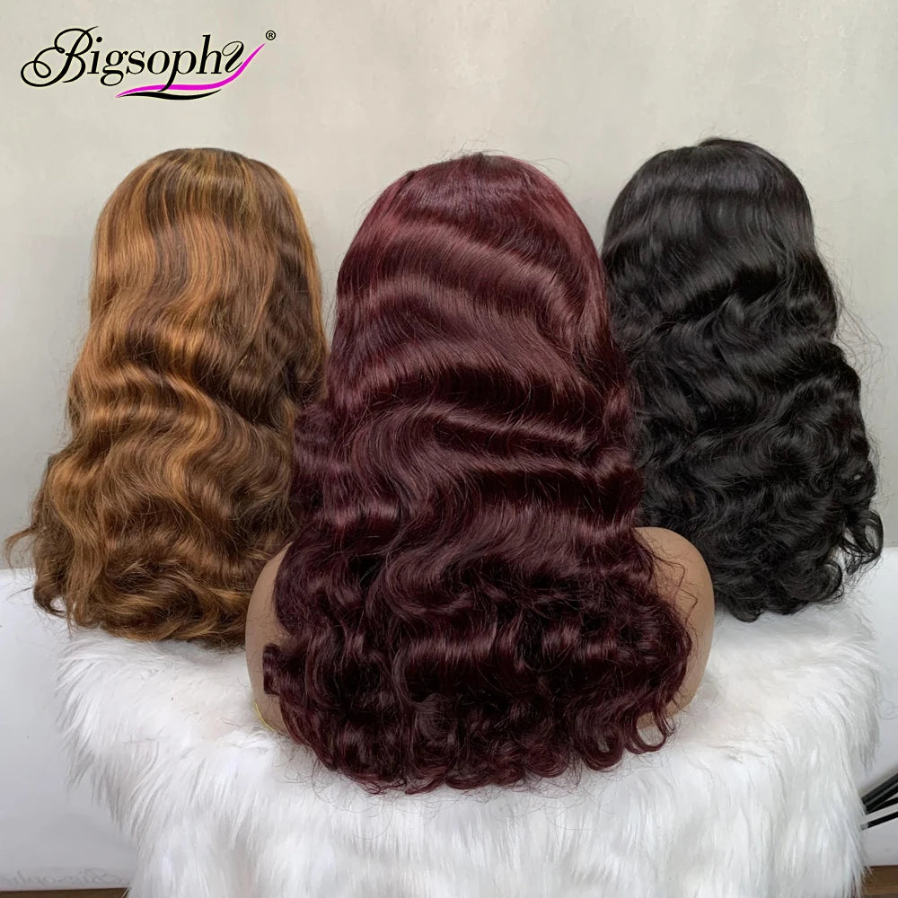 Hot Sale 2023 Raw Virgin Hair Human Wigs Cheapest WholesaleSuper Double Drawn Ocean Wave Transparent Lace Front Wig