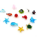 Mixed Small Handmade Murano Lampwork Miniature Glass Ocean Sea Animal Figurines Wholesale