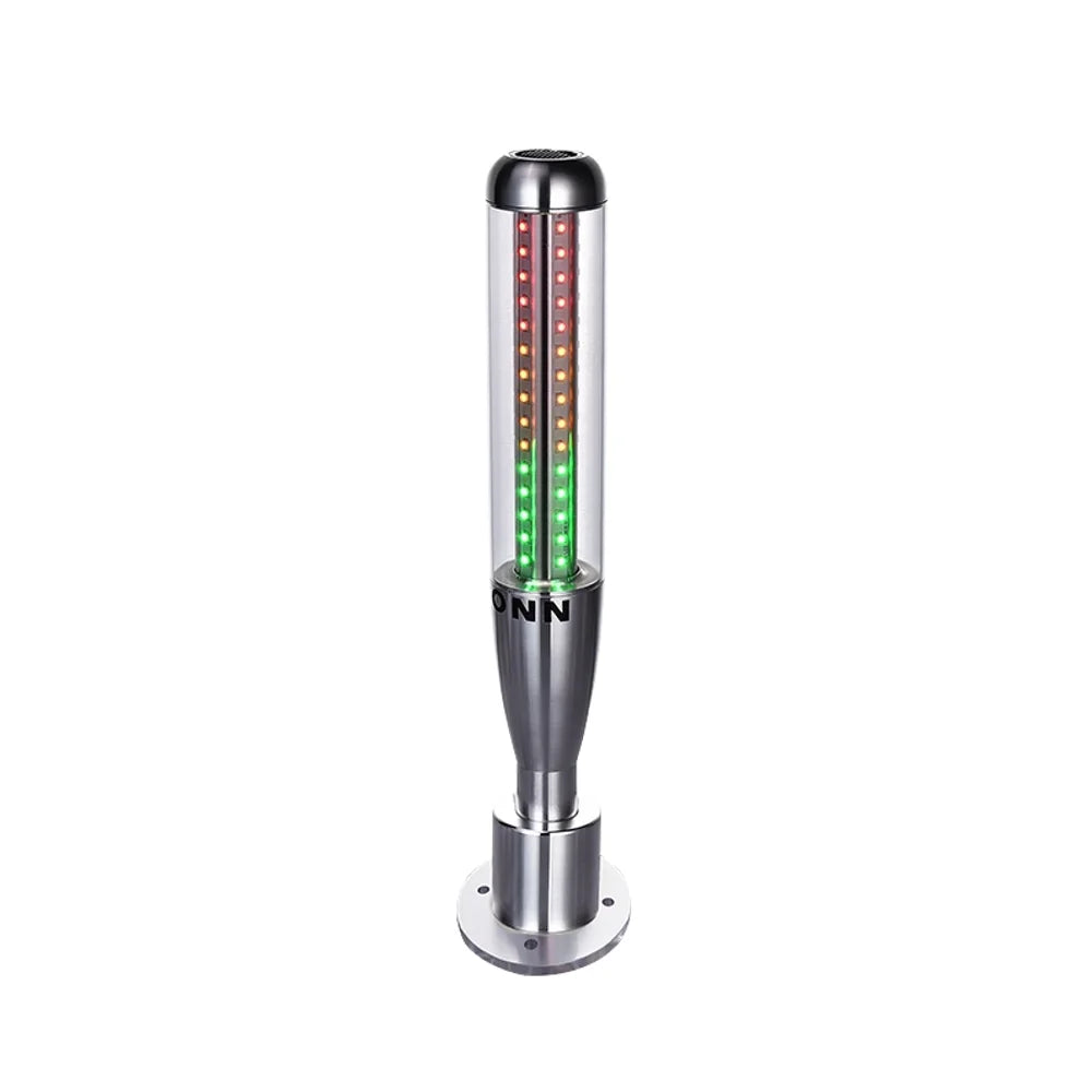 M4S-A DC 24V CNC LED Tower Light 3-Layer RYG Indicator Green Warning Equipment Indicator Lamp PC Body