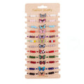 12pcs/lot Crystal Animal Braided Rope Bracelet Set Handmade Adjustable Turtle Hands Butterfly Charm Bracelets Women Cuff Jewelry