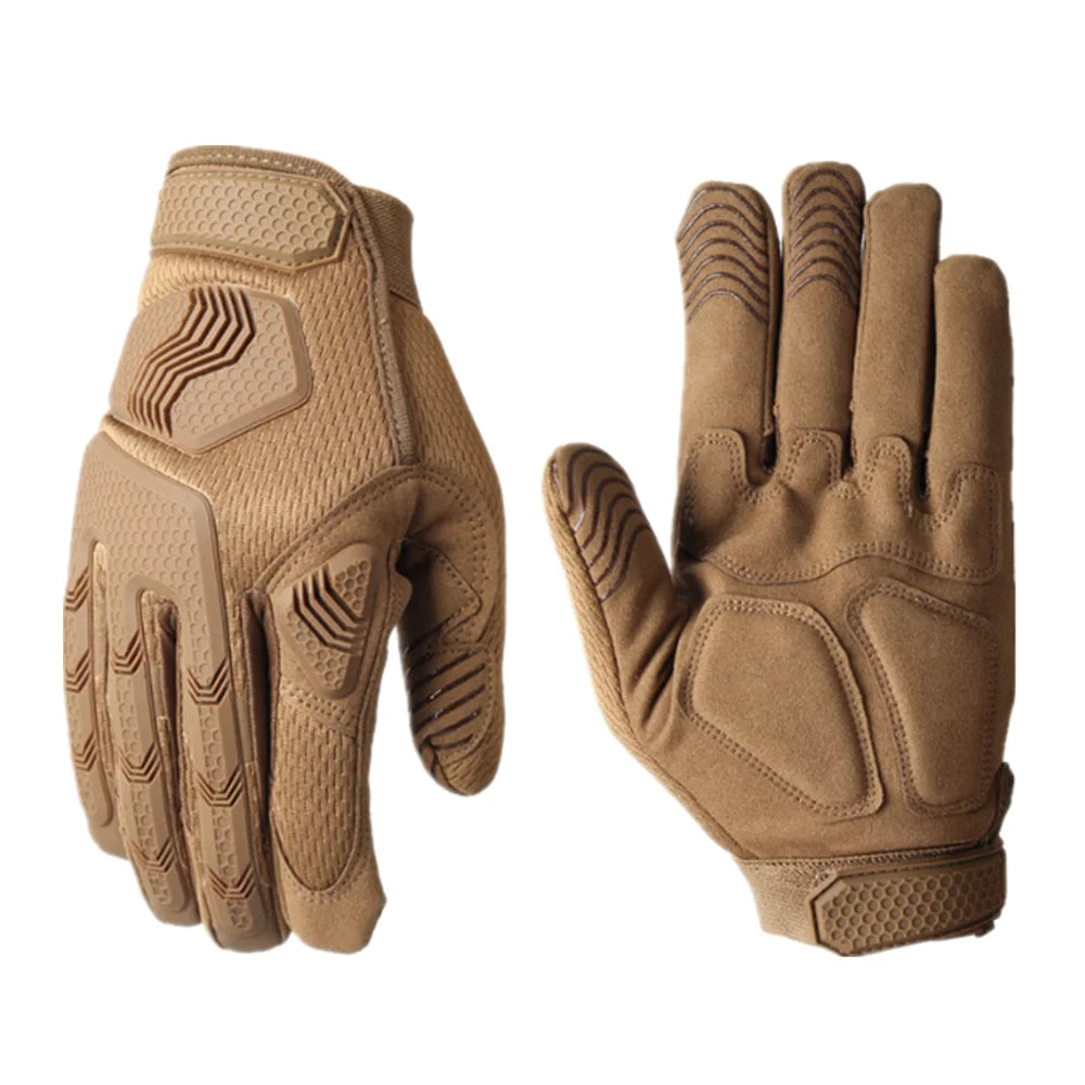 Tactical Full-Finger Anti-Slip Gloves Durable Breathable & Adjustable for Hunting Paintball Combat Training & Bicycle Sports