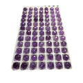 Synthetic Purple Corundum Alexandrite Stone Facet Ball for Earring Necklace